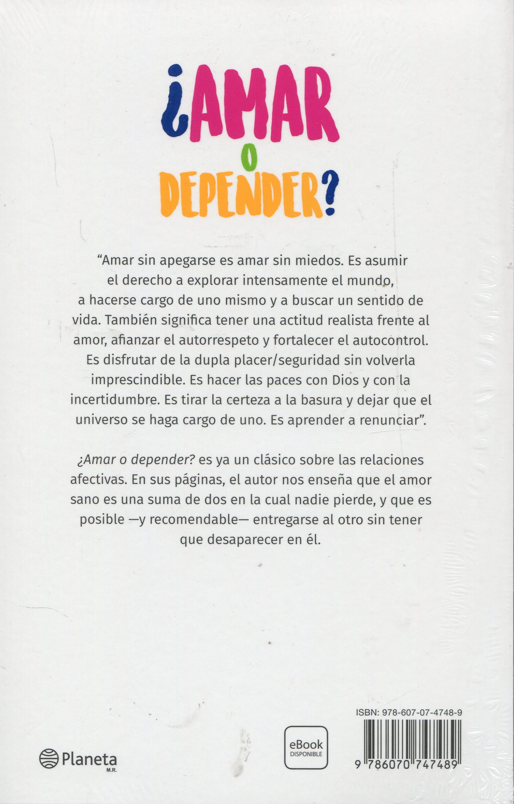Amar O Depender Librerias Hidalgo